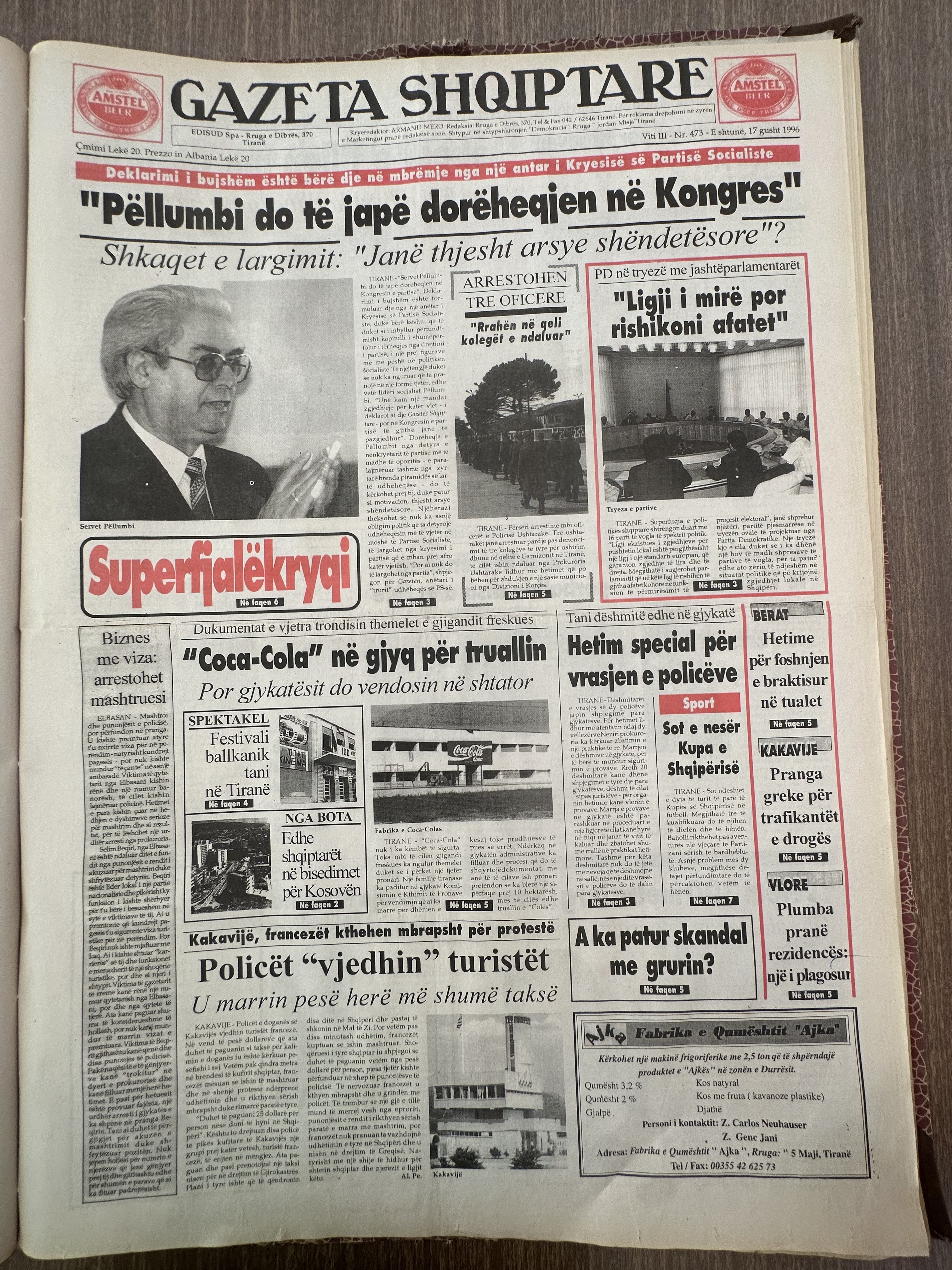 Gazeta Shqiptare 1996-08-17